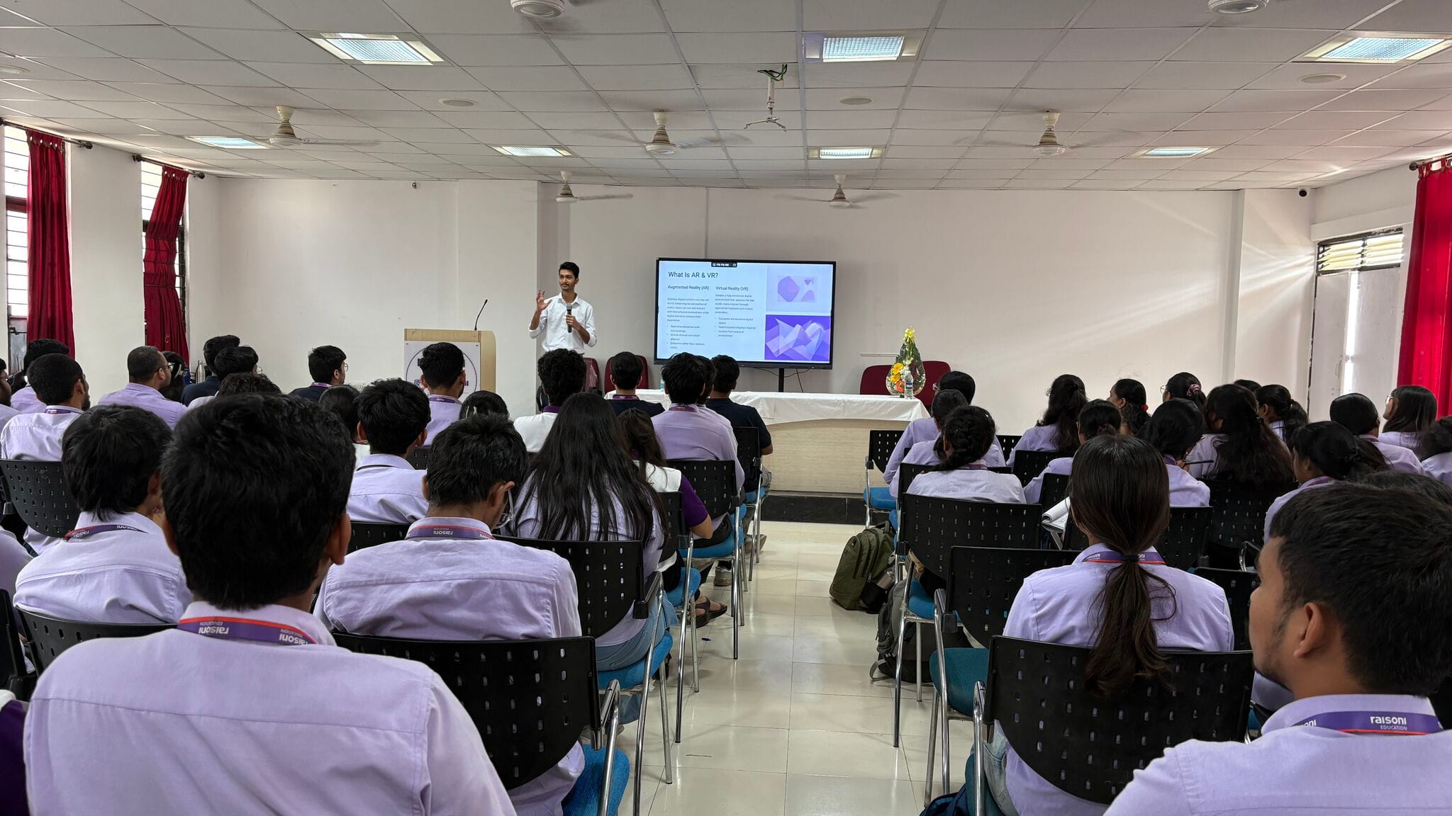 Students at STEM exhibition